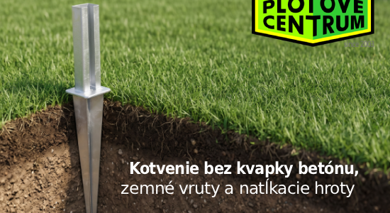 Zemné vruty - Zemné skrutky - Zemné hroty , natĺkacie